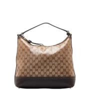 Pre-owned Plastic handbags Gucci Vintage , Brown , Dames