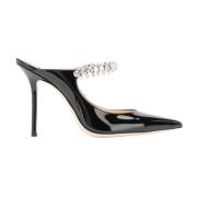 Zwarte platte schoenen met kristalversieringen Jimmy Choo , Black , Da...