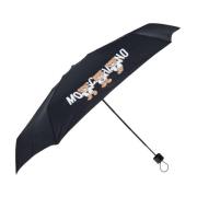 Paraplu met logo Moschino , Black , Unisex