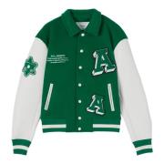 Illusion Varsity Jacket Axel Arigato , Green , Heren