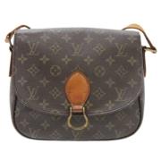 Pre-owned Canvas louis-vuitton-bags Louis Vuitton Vintage , Brown , Da...