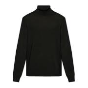 Wollen Turtleneck Theory , Black , Heren