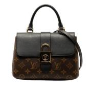 Pre-owned Canvas handbags Louis Vuitton Vintage , Brown , Dames