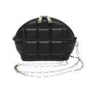 Pre-owned Leather shoulder-bags Bottega Veneta Vintage , Black , Dames