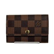 Pre-owned Canvas key-holders Louis Vuitton Vintage , Brown , Dames