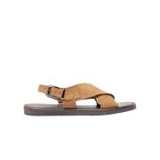 Italiaanse Handgemaakte Sandalen Scarosso , Beige , Heren