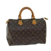 Pre-owned Canvas louis-vuitton-bags Louis Vuitton Vintage , Brown , Da...