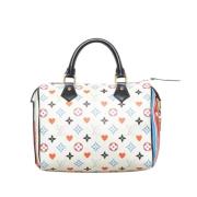 Pre-owned Canvas louis-vuitton-bags Louis Vuitton Vintage , White , Da...