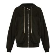 Windbreak Hoodie Rick Owens , Black , Heren