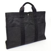 Pre-owned Fabric totes Hermès Vintage , Black , Dames