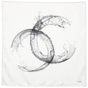 Pre-owned Silk scarves Chanel Vintage , White , Dames