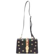 Pre-owned Canvas shoulder-bags Gucci Vintage , Black , Dames