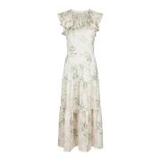 Bloemenveld Jurk Off-White Neo Noir , Multicolor , Dames