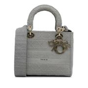 Pre-owned Canvas dior-bags Dior Vintage , Gray , Dames