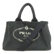 Pre-owned Fabric prada-bags Prada Vintage , Black , Dames
