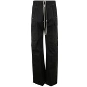 Zwarte Cargo Broek Rick Owens , Black , Heren