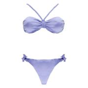 Paarse Bikini met Achtersluiting F**k , Purple , Dames