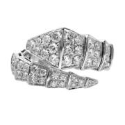 Pre-owned White Gold rings Bvlgari Vintage , Gray , Dames