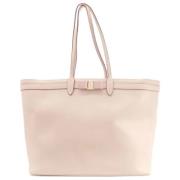 Pre-owned Fabric totes Salvatore Ferragamo Pre-owned , Beige , Dames