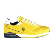 Dynamische Sport Sneakers Geel Polyester U.s. Polo Assn. , White , Her...