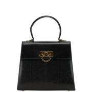 Pre-owned Fabric handbags Salvatore Ferragamo Pre-owned , Black , Dame...