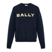 Trui met logo Bally , Blue , Heren