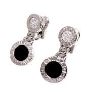 Pre-owned White Gold earrings Bvlgari Vintage , Gray , Dames