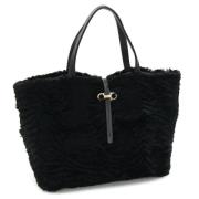 Pre-owned Fabric handbags Salvatore Ferragamo Pre-owned , Black , Dame...