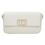 Dames Kleine Melkachtig-Beige Baguette Handtas Er00115406 Estro , Beig...