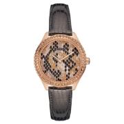 Rosegouden Dameshorloge Quartz RVS Guess , Pink , Dames