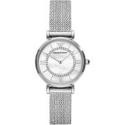 Roestvrijstalen Dameshorloge Zilverkleur Emporio Armani , Gray , Dames