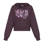 Sweatshirt met print Versace Jeans Couture , Purple , Dames