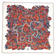 Pre-owned Silk scarves Hermès Vintage , Multicolor , Dames