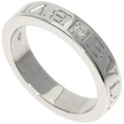 Pre-owned White Gold rings Bvlgari Vintage , Gray , Dames