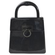 Pre-owned Fabric handbags Salvatore Ferragamo Pre-owned , Black , Dame...