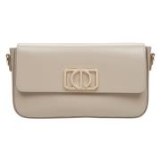 Beige Baguette Handtas Estro , Beige , Dames