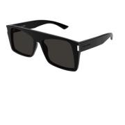 Zwarte zonnebril met donkergrijze lenzen Saint Laurent , Black , Dames