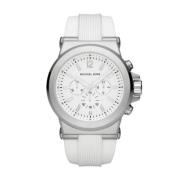 Witte siliconen quartzhorloge Michael Kors , White , Heren