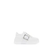 Patentleren Skate Sneakers Roger Vivier , White , Dames