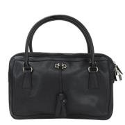 Pre-owned Fabric handbags Salvatore Ferragamo Pre-owned , Black , Dame...