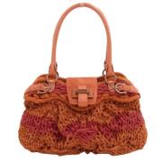 Pre-owned Fabric handbags Salvatore Ferragamo Pre-owned , Brown , Dame...