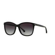 4060 Zonnebril in Shiny Black Gradient Emporio Armani , Black , Dames