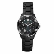 Zwart Keramisch Dameshorloge Quartz Guess , Black , Dames