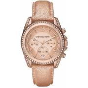 Roze Dames Quartz Horloge Roestvrij Staal Michael Kors , Pink , Dames