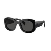 Stijlvolle zonnebril in kleur 1Ab5S0 Prada , Black , Dames