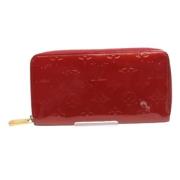 Pre-owned Fabric wallets Louis Vuitton Vintage , Red , Dames