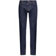 Stijlvolle Herenbroek Aw24 Dsquared2 , Blue , Heren