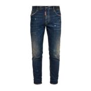 Stijlvolle herenbroeken voor Aw24 Dsquared2 , Blue , Heren