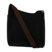 Pre-owned Fabric shoulder-bags Hermès Vintage , Black , Dames