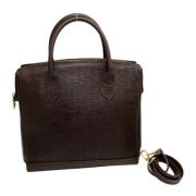 Pre-owned Leather handbags Fendi Vintage , Brown , Dames